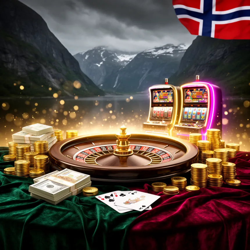 Norsk nettcasino med PayPal — rulett mot fjord og fjell